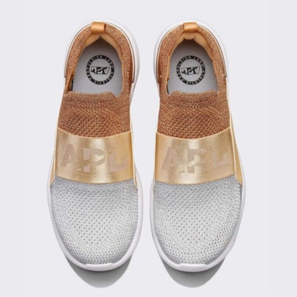 APL Techbloom Bliss Running Walking Shoes Rose Gold/ Champagne - Picture 1 of 7